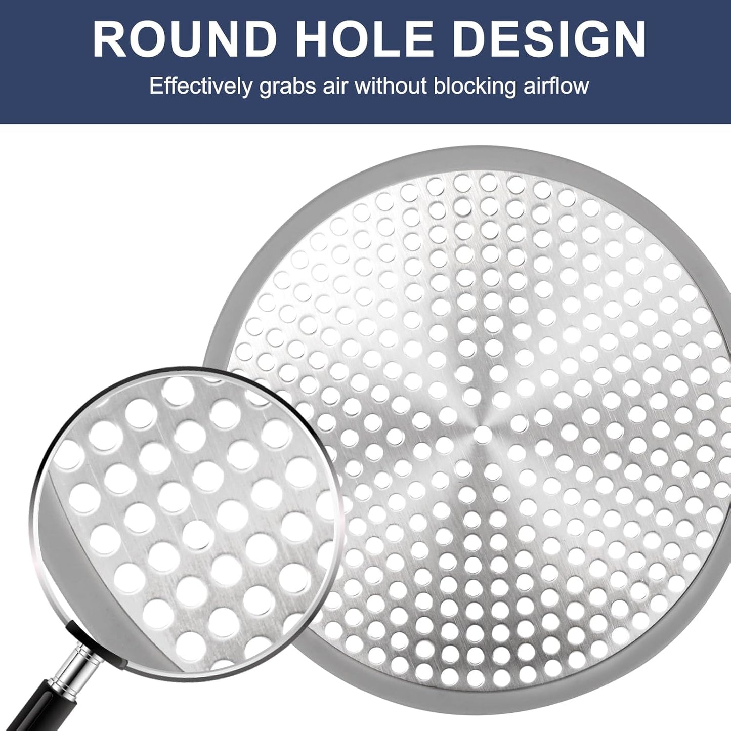 Heavy Duty Stainless Steel Drain Protector, Outside Diameter 4.75" Mesh Metal Sink Floor Drain Cover Plate, for Kitchen Sink/Bathroom Bathtub Wash Basin Floor Drain Balcony Drain Hole, Utility