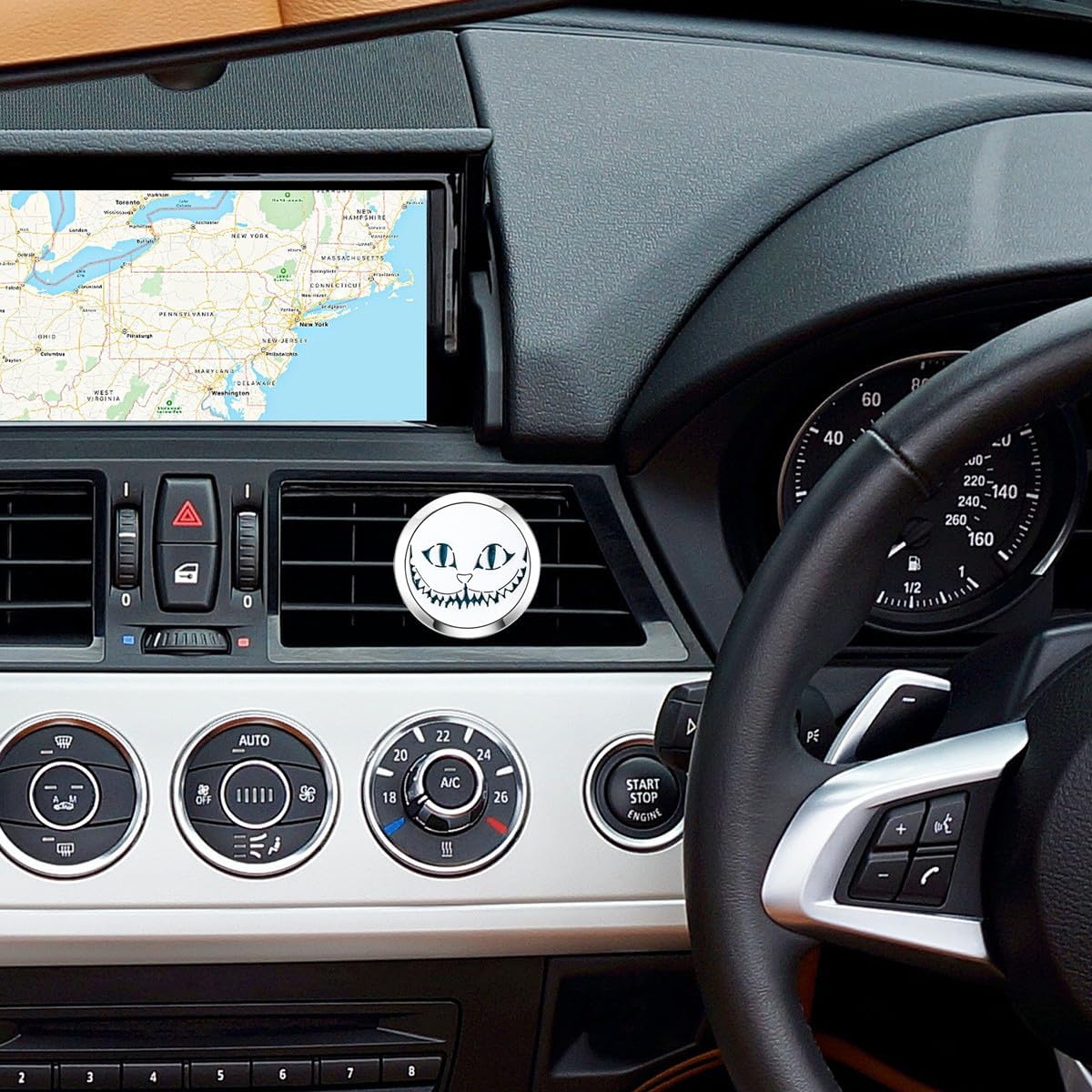 Essential Oil Car Diffuser Vent Clip Diffuser Christmas Car Accessories for Women Air Freshener(Cat Blue)