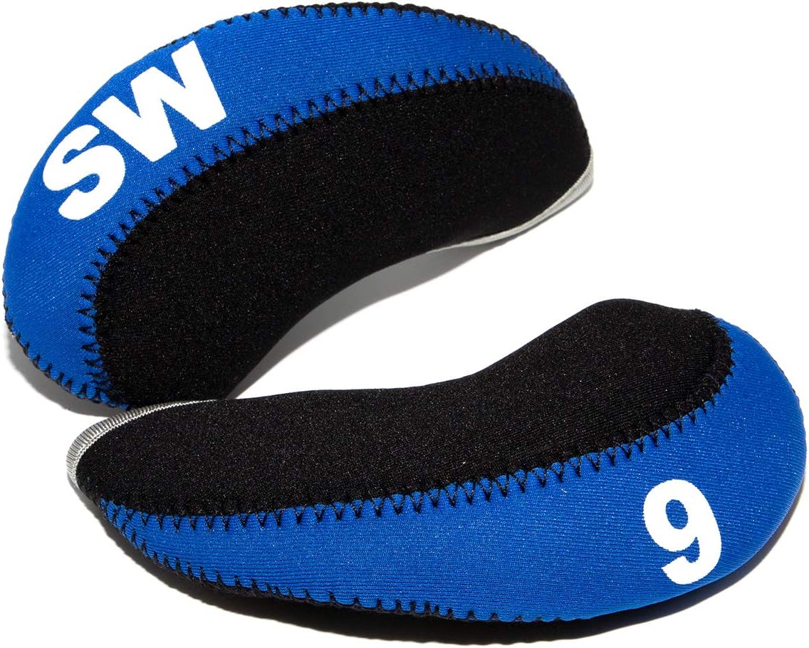 Golf Iron Club Head Covers Headcovers Set, Neoprene Golf Wedges Protective fits Taylormade M5 M6 Callaway PXG, Lightweight, Lob Wedge,Sand Wedge