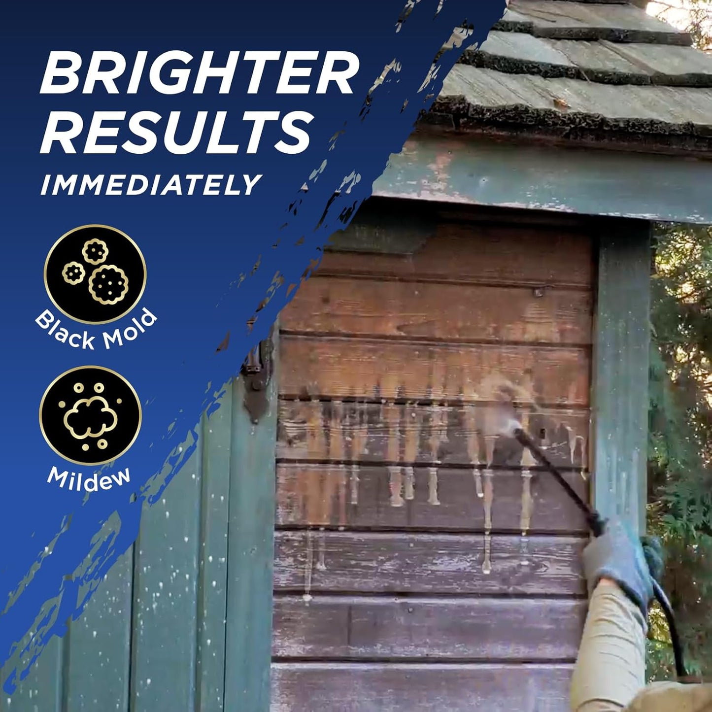 30 SECONDS Pro Mold and Mildew Stain Remover | Scrub Free | Brighter Results Instantly | Ready To Use Refill | 128 fl. oz. - PACKAGING MAY VARY