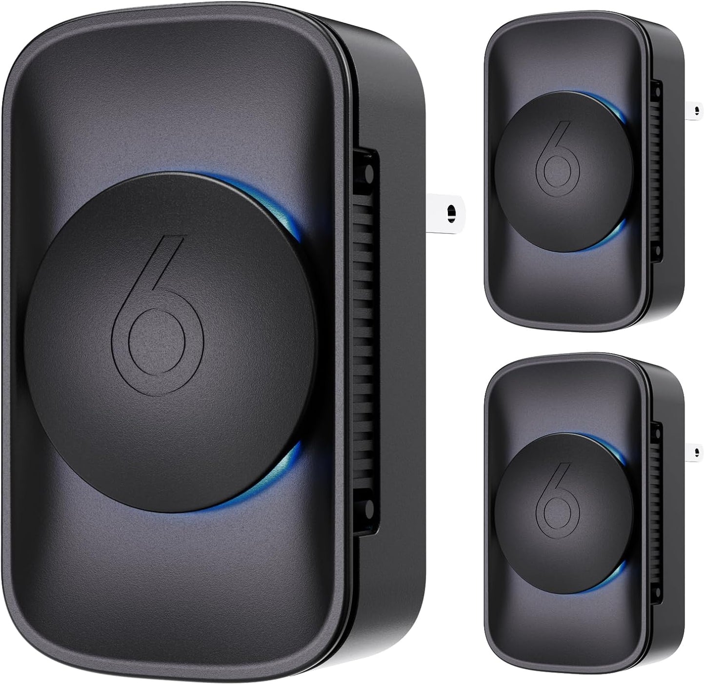 Air Ionizers for Home (3 Pack), Negative Ion Generator, Quiet Air Freshener for Bedroom Kitchen Office,Portable Plug in Air Filter Odor, Smoke Dust, Pets, Eliminator, Mini Air Cleaner