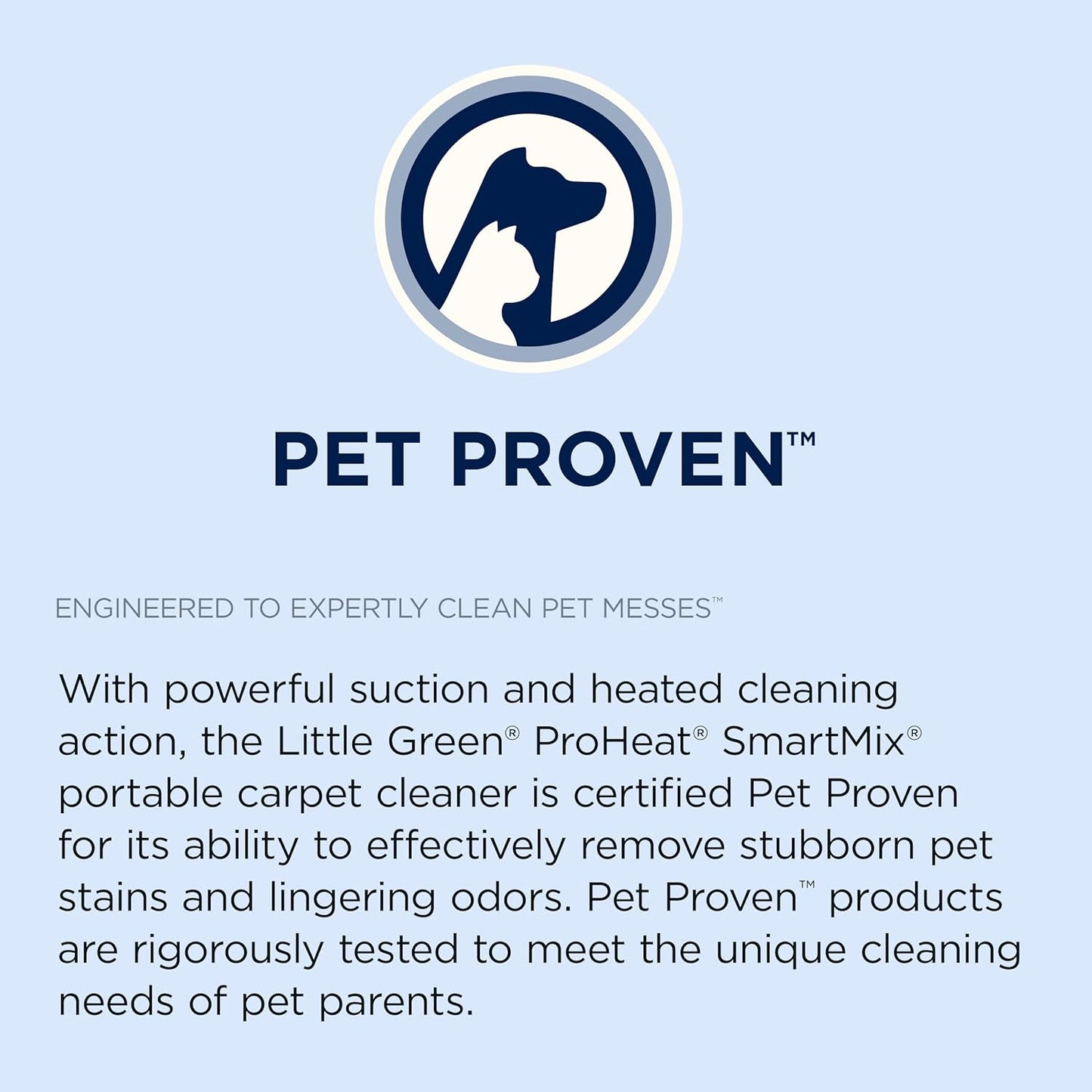 BISSELL Little Green ProHeat SmartMix, Portable Deep Cleaner, Self-Cleaning Tough Stain Tool and Specialized Pet Hair Removal Tool Included, 3935