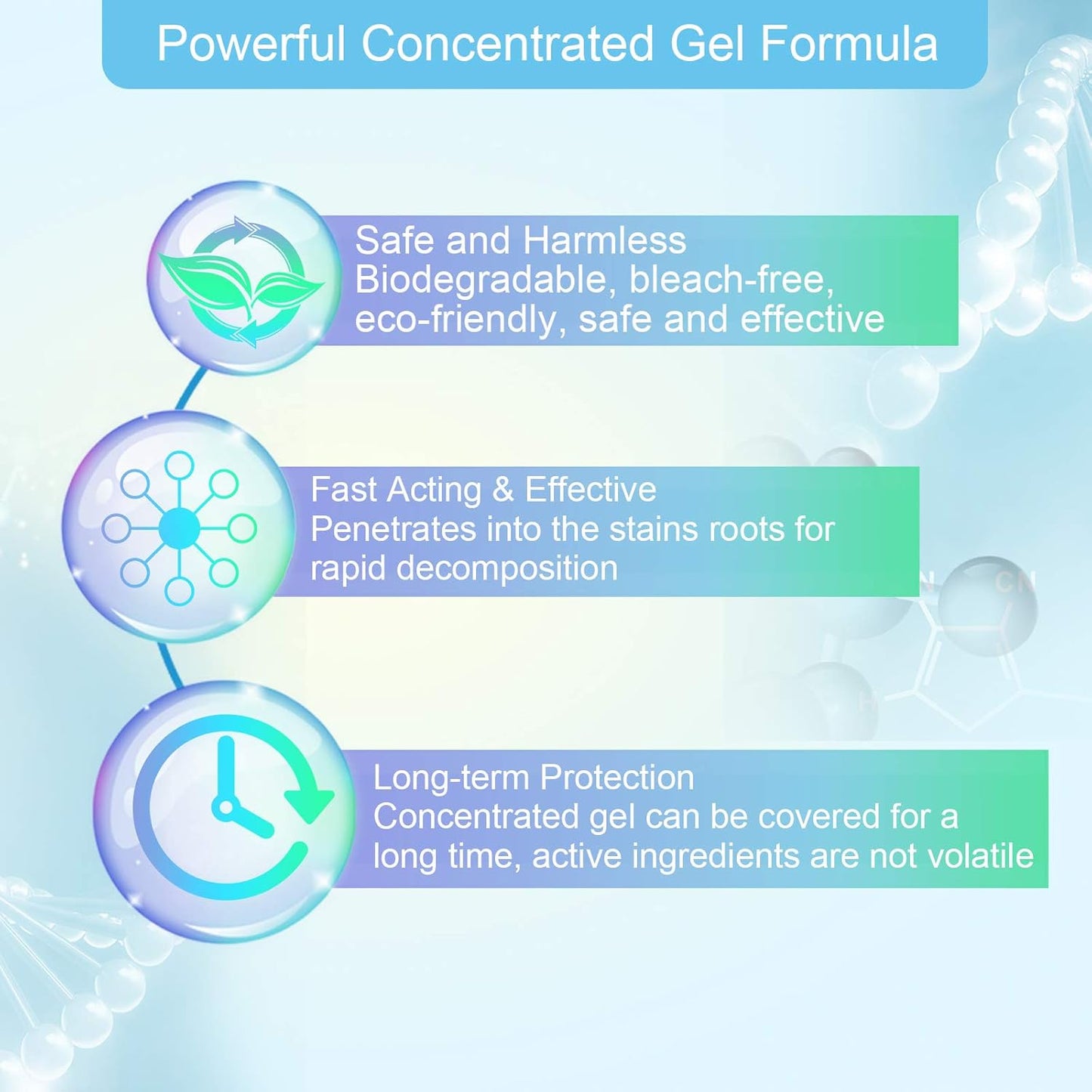 FOLLOWIN Mold and Mildew Stains Cleaner Gel 16oz for Washing Machine Front Loader Seal, Household Mold Stain Cleaner for Shower,Sink,Mold Stain Remover Gel for Bathroom Grout,Bathtub