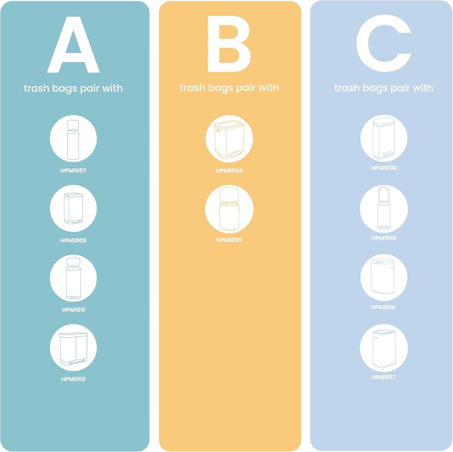 happimess HPM1006K Connor Rectangular 13.2-Gallon Trash Can with Soft-Close Lid and Free Mini Trash Can, Carrot Cake, Fingerprint Resistant, Modern, Minimalistic for Home, Kitchen, Bedroom, Bathroom