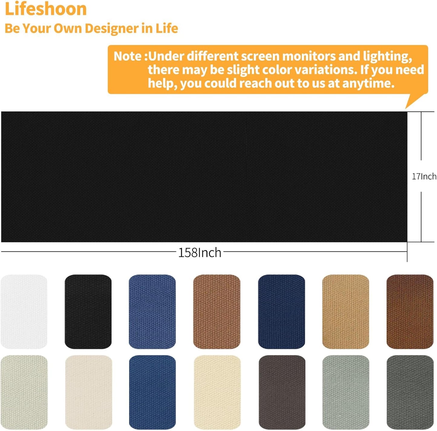 Fabric Repair Patches, 17X158 Inch Canvas Self-Adhesive Fabric Patches Tape Durable, DIY Large Canvas Repair for Sofa, Couches, Furniture, Chair, Clothing （17X158 Inch, Medium Grey）