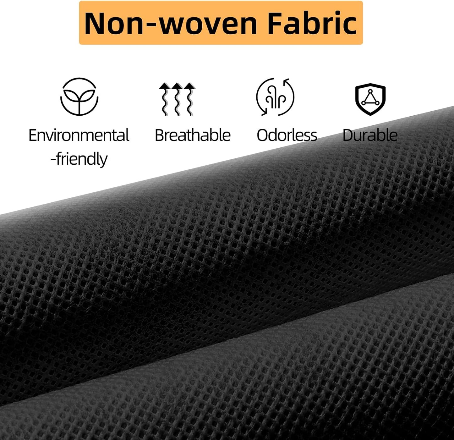 4-Shelf Hanging Closet Organizer and Storage, Collapsible Hanging Shelves for Closet with 2 Side Pockets, Hanging Shoe Organizer to Saving Space,Black