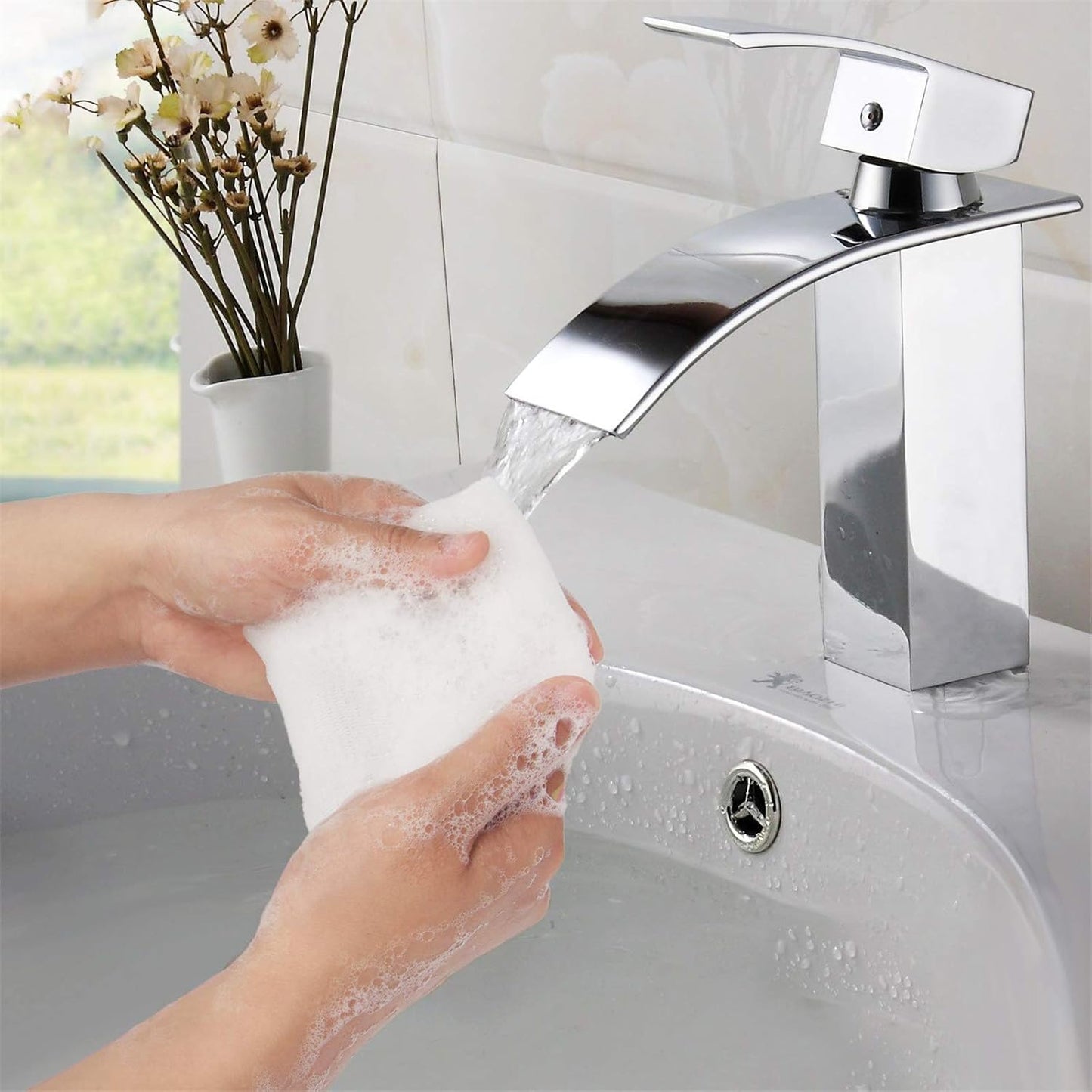 Cobahom Soap Bag 6 Pack 6 x 3.5 Inch Mesh Foaming Net Soap Sack Bags Soap Saver Pouch Net Bags with Drawstring for Bath & Shower （Blue）