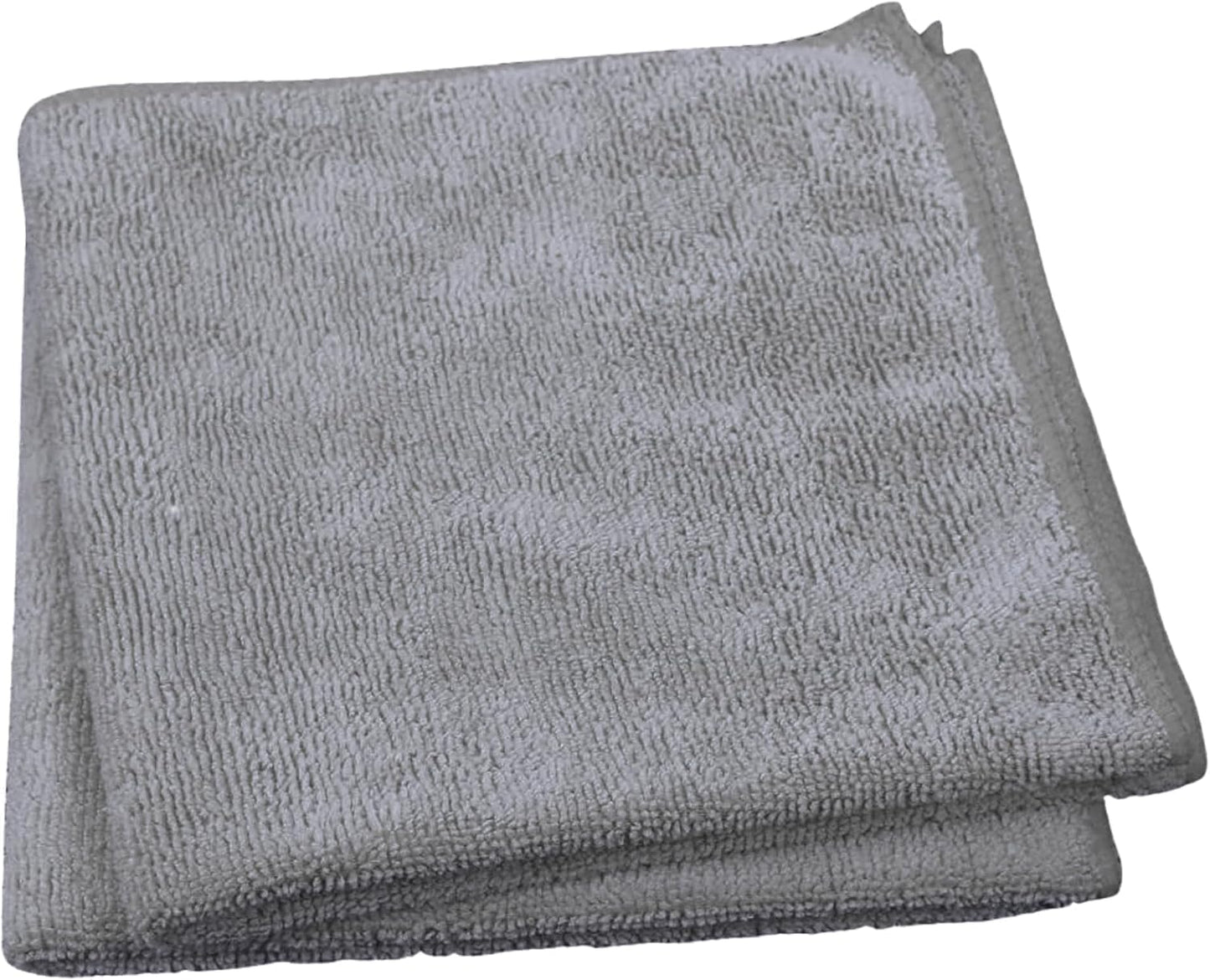Single Microfiber Cleaning Cloth 40x40 cm - Ultra Absorbent Microfiber Cloth for Home, Kitchen Car Bathroom Rags Polish Cleaning 250 GSM (Grey)
