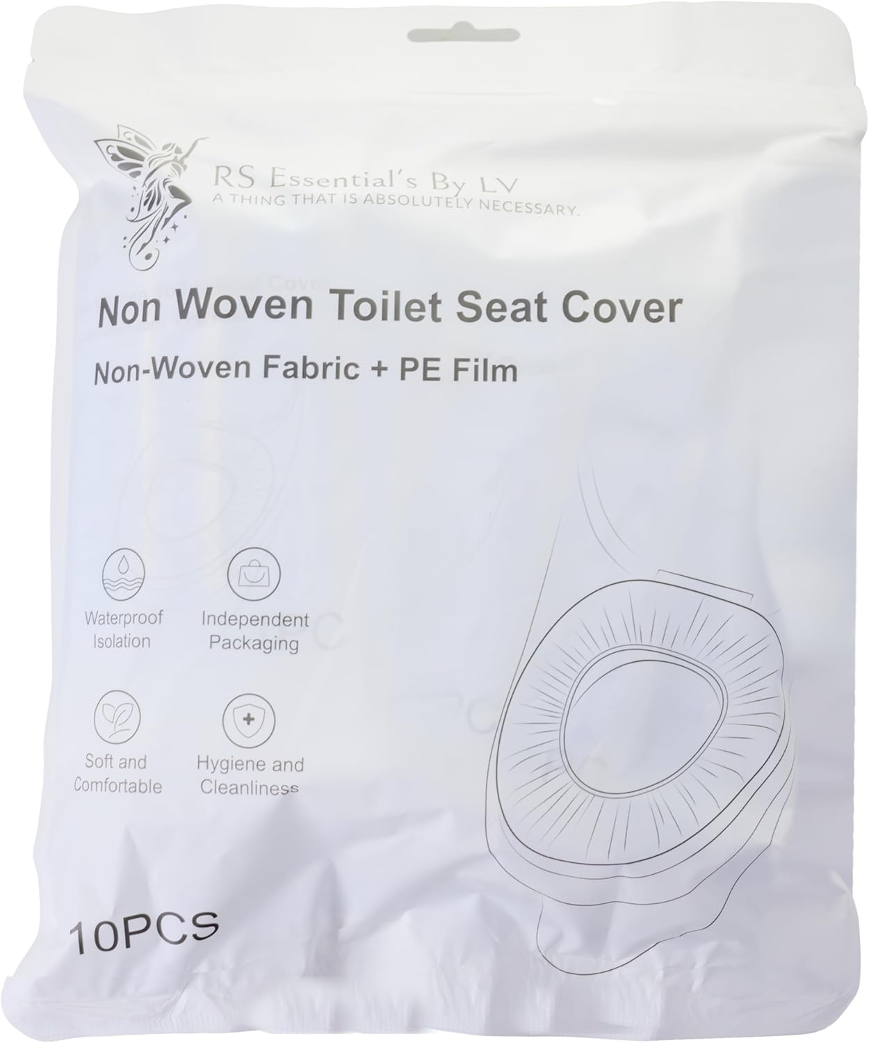 Disposable Toilet Seat Covers - Ten bags each