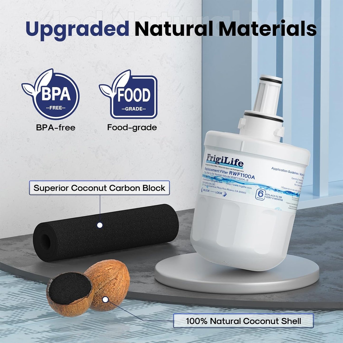 DA29-00003G Replacement for Samsung DA29-00003A Aqua-Pure Plus DA29-00003B HAFCU1 DA29-00003F RS22HDHPNSR RSG257AARS RFG237AARS RF267AERS RFG297AARS HDX-FMS-1 Refrigerator Water Filter 3PACK