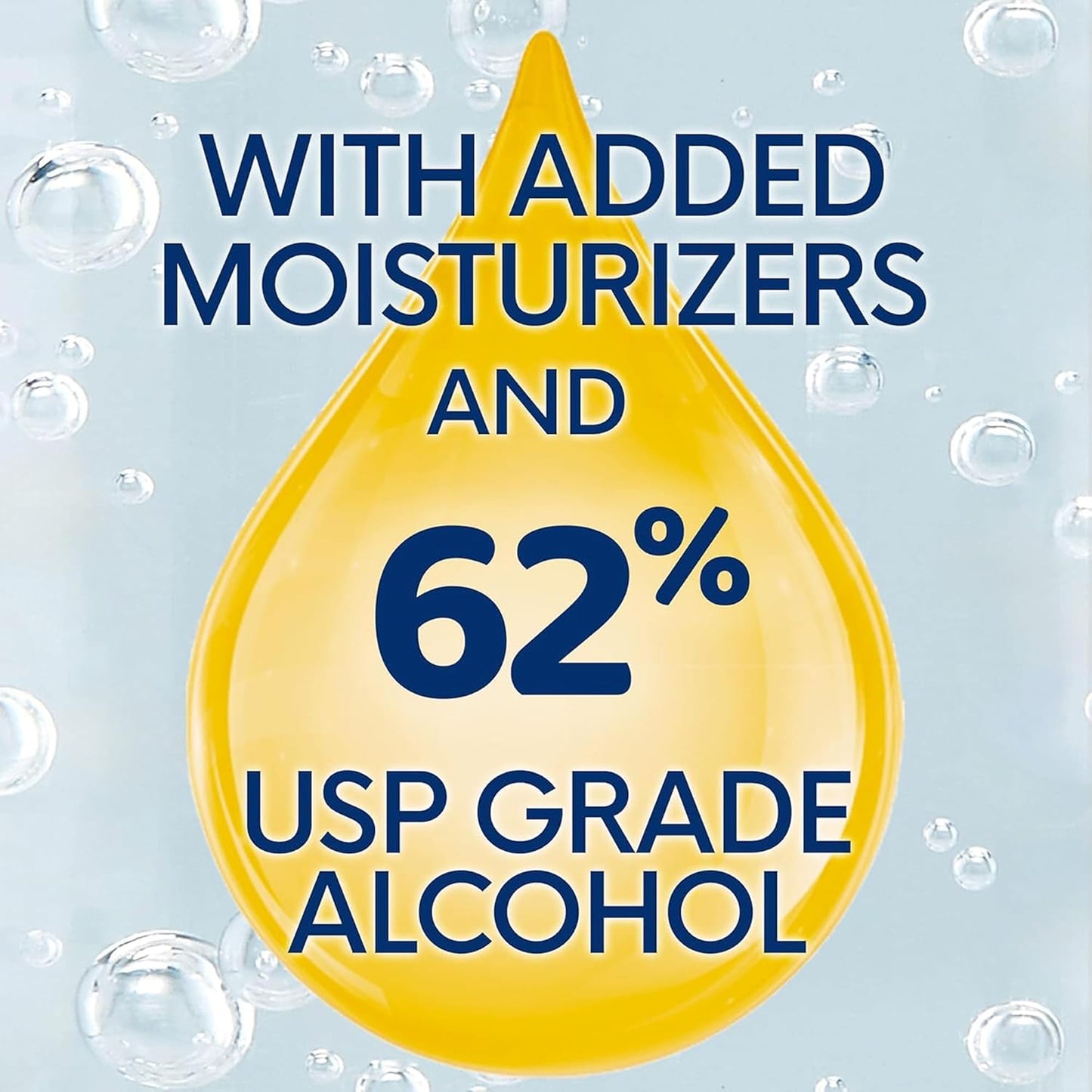 Germ-X Original Hand Sanitizer, Fast-Drying Moisturizing Gel with Vitamin E, Instant & No Rinse Formula, 62% Alcohol, Back to School Supplies, Bulk Size Pump Bottle, 67.6 Fl Oz (Pack of 1)