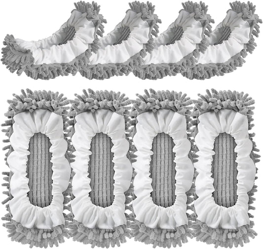 Mop Slippers Socks Floor Cleaning,Microfiber Shoe Covers dust Washable Reusable for Woman Man House Kitchen