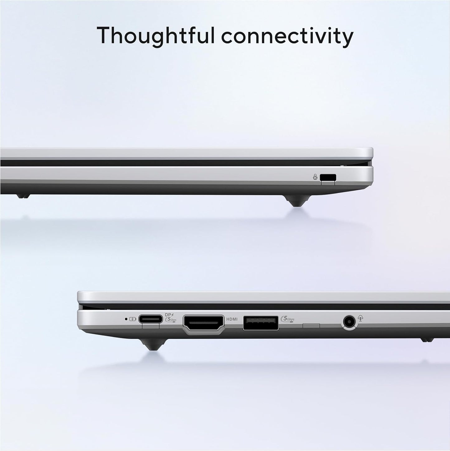 ASUS Chromebook CX15 Laptop, 15.6" FHD Anti-Glare Display, Intel Celeron N4500 Processor, 128GB Storage, 8GB RAM, ChromeOS, Pure Grey, CX1505CKA-AS88F-PG