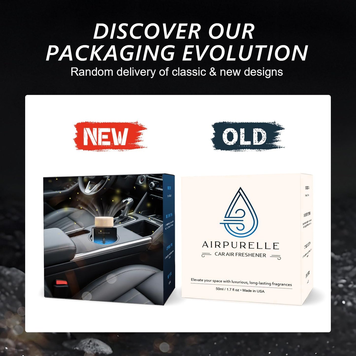 Car Air Freshener for Men & Women – Long-Lasting Woody Citrus Essential Oil Diffuser for Car Cup Holder – 50ML (1.7 FL OZ) Car Scent Diffuser, Inspired by Perfume – Made in USA