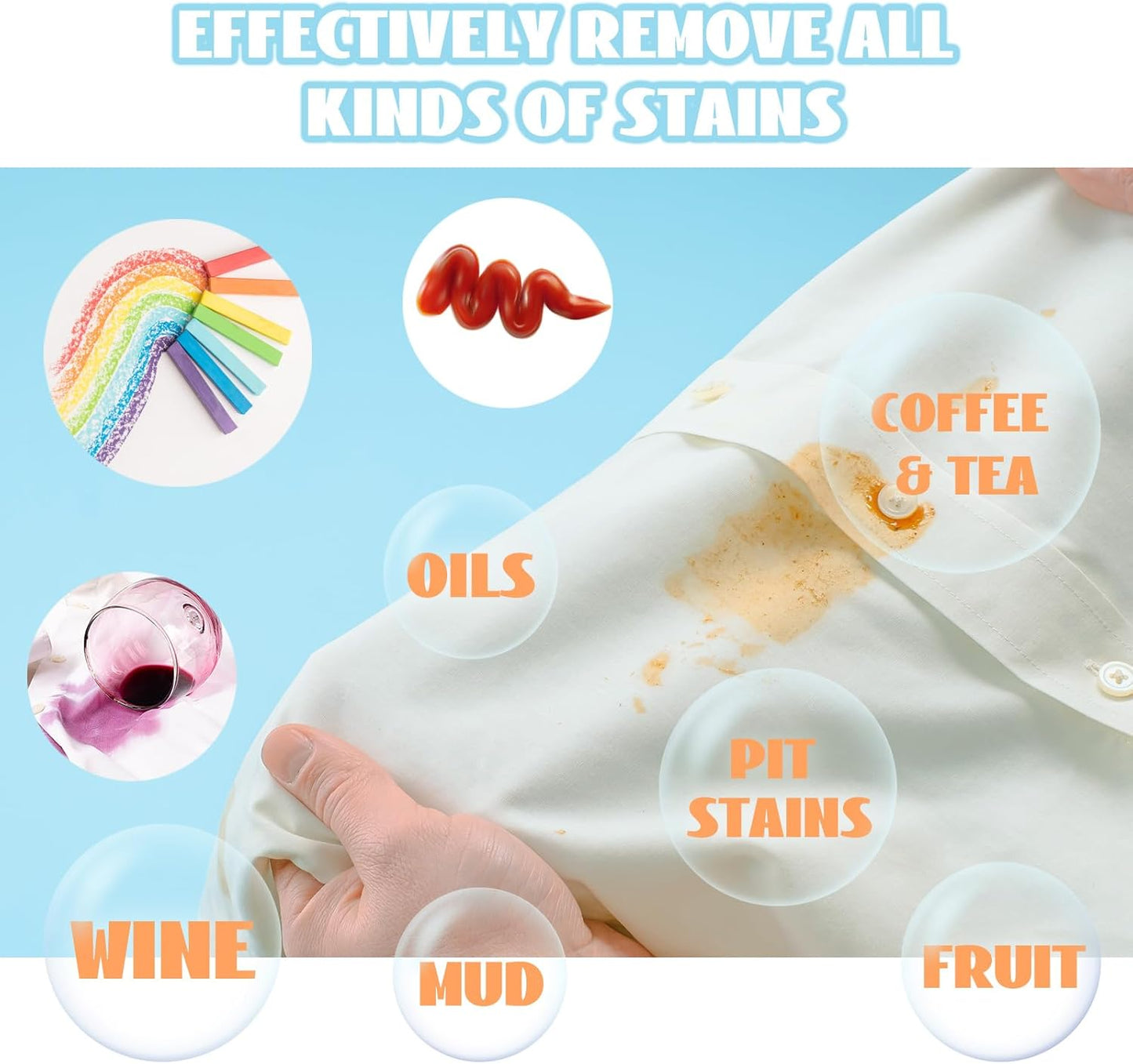 3 Pcs Wood Laundry Stain Brush Stain Remover Brushes with Boar Bristle Small Stain Brush for Clothes for Scrubbing Stains from Furniture Fabric Leather(3 Pcs A)