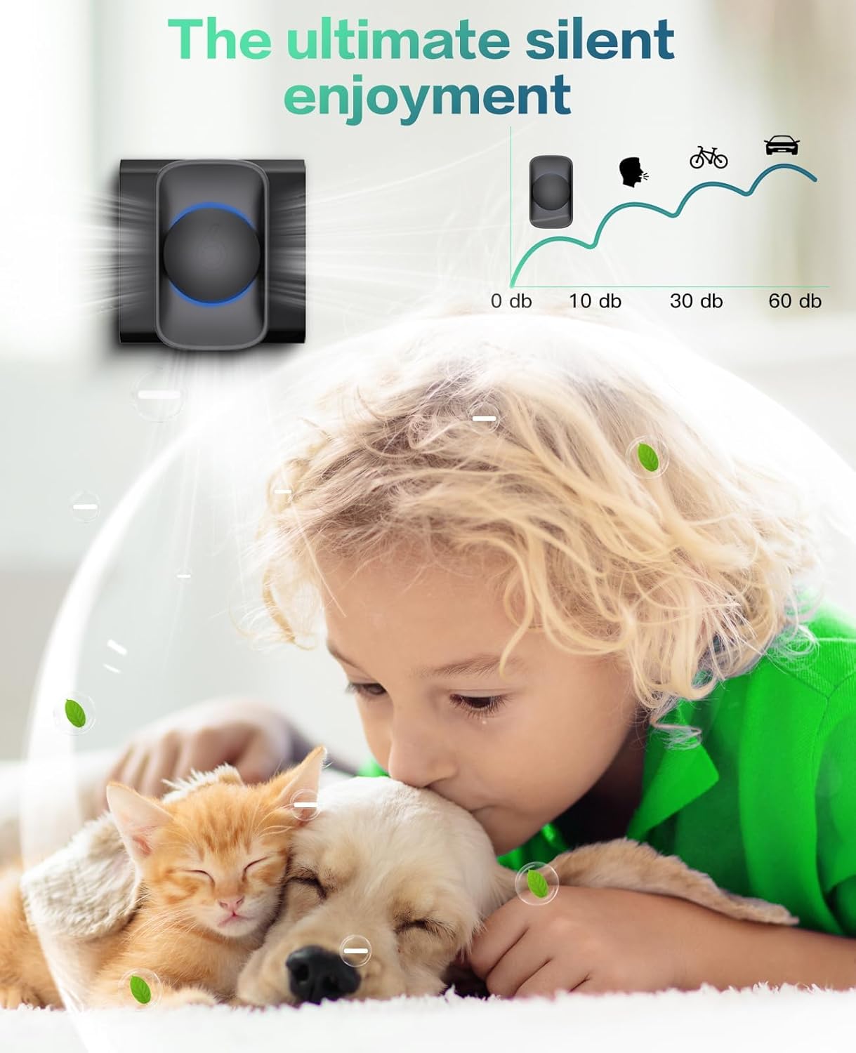 Air Ionizers for Home (3 Pack), Negative Ion Generator, Quiet Air Freshener for Bedroom Kitchen Office,Portable Plug in Air Filter Odor, Smoke Dust, Pets, Eliminator, Mini Air Cleaner