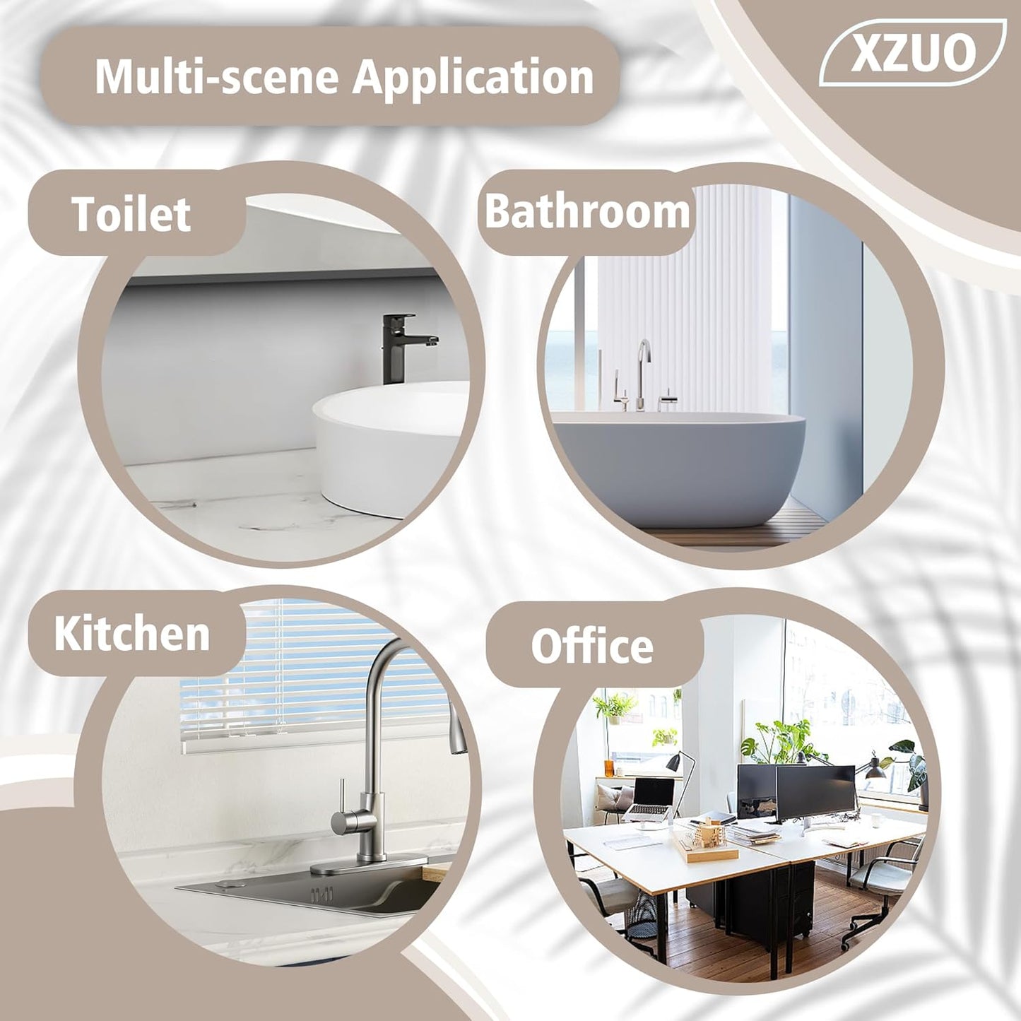 Automatic Soap Dispenser Touchless, 23.7 oz/ 700 ml, Low Battery Liquid Soap Bottle with Motion Sensor for Bathroom & Kitchen (Black-Battery)