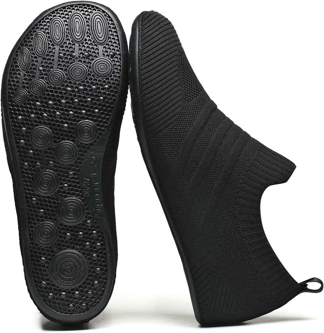 Adult Indoor House Slippers Socks Lightweight Non Slip Grip House Home Shoes for Women Men