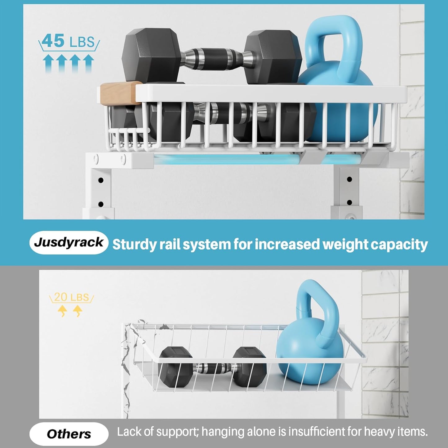 2 Packs Under Sink Organizer,Small Shelf for narrow spaces,2 Tiers Pull Out Under Cabinet Organizer,Adjustable Height,Slide Out Thickened Metal Under,White