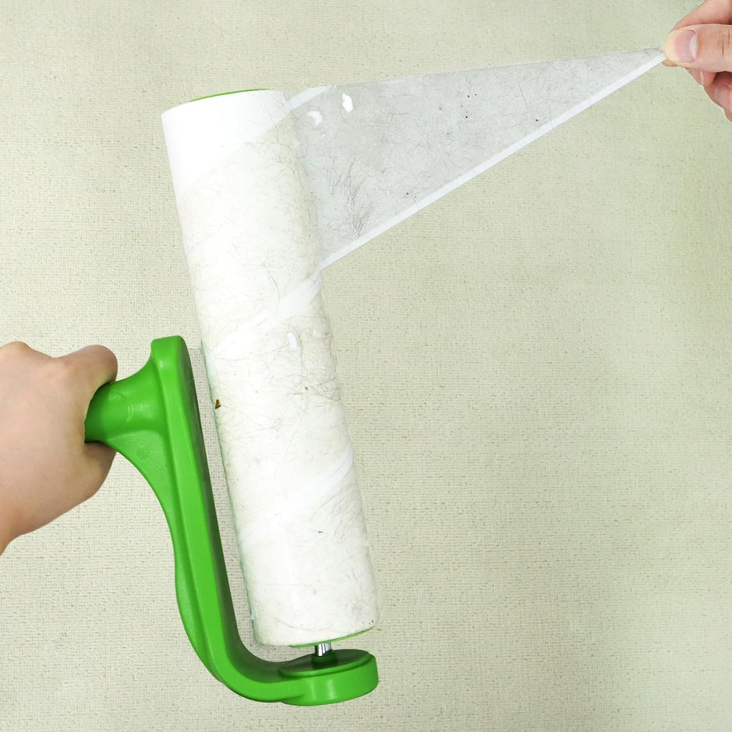 10 inch Mega Lint Roller Refills Compatible with Evercare Layers Smart Design Large Floor Lint Rollers Extreme Stick 10'' Wide Sticky Roller Refills 60 Sheets per Roll 5 Pack Total 300 Sheets