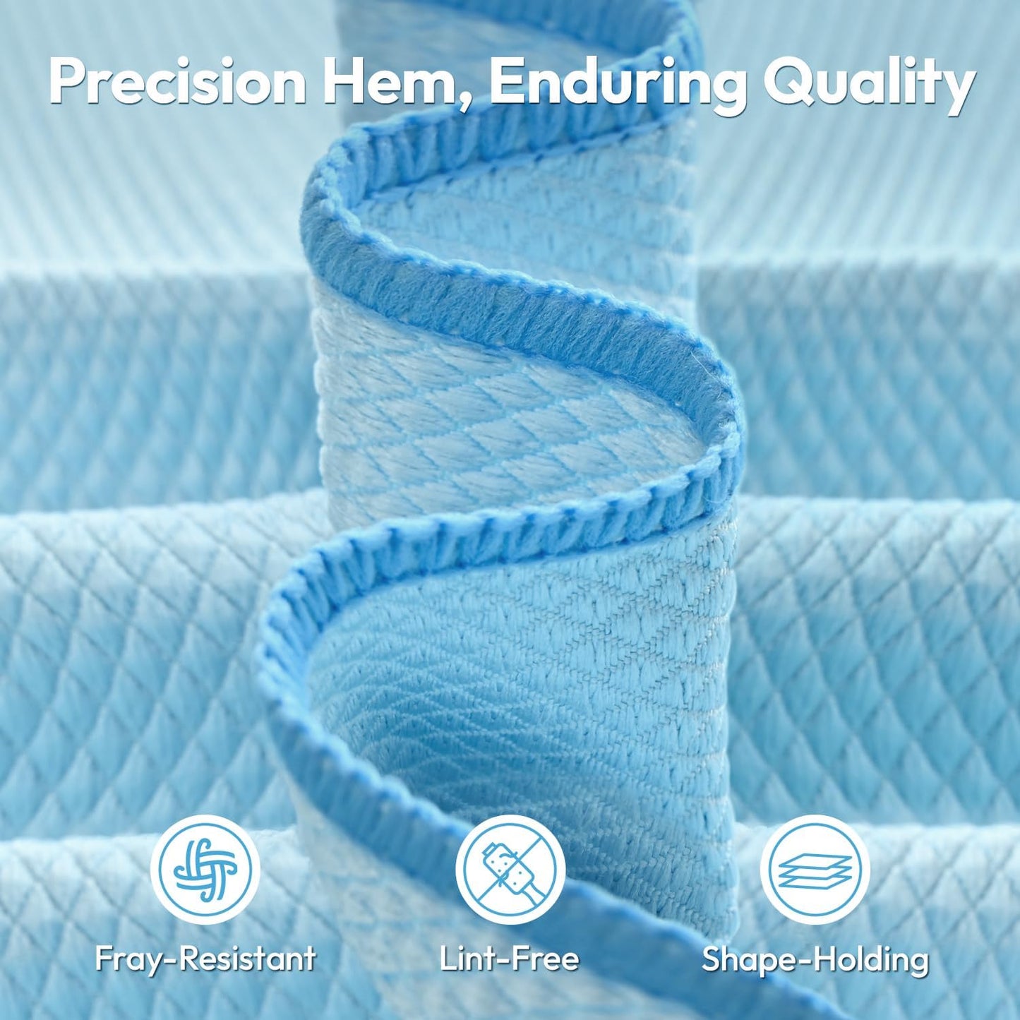 Nanoscale Microfiber Cloths 15.55”x 15.55”, Glass Window Mirror Stainless Steel Car Cleaning, Streak-Free, Lint-Free, Super Thick & Absorbent, Reusable, 6 Pack (Gray)