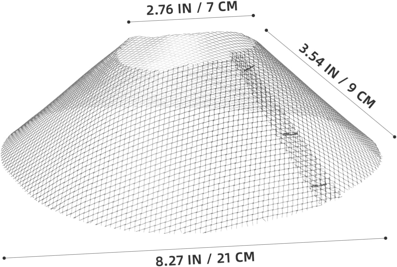 10pcs Range Hood Grease Mesh Filters Bowl Shaped Kitchen Vent Screen Replacement Nets for Home and Restaurant Cooking Durable and Easy to Install Accessories