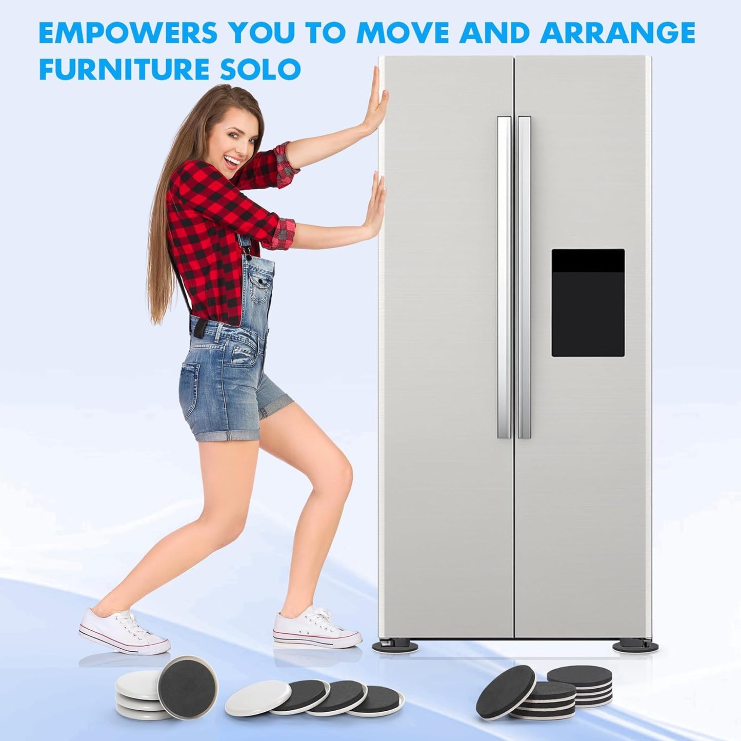 Furniture Lifter Tool, Appliance Lifter, Save 80% Effort, Lift Up to 400 Pounds Heavy Items, Furniture Lifter Jack for Heavy Furniture Appliance, Safely and Easily Lifting Furniture and Appliances