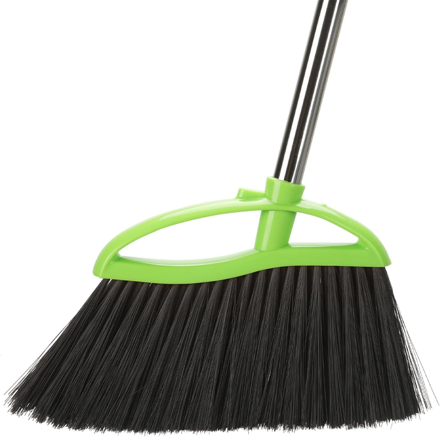 Soft Bristles Green Angle Broom Long Handle Indoor Broom for Hardwood Floor Sweeping Floor Cleaning Broom