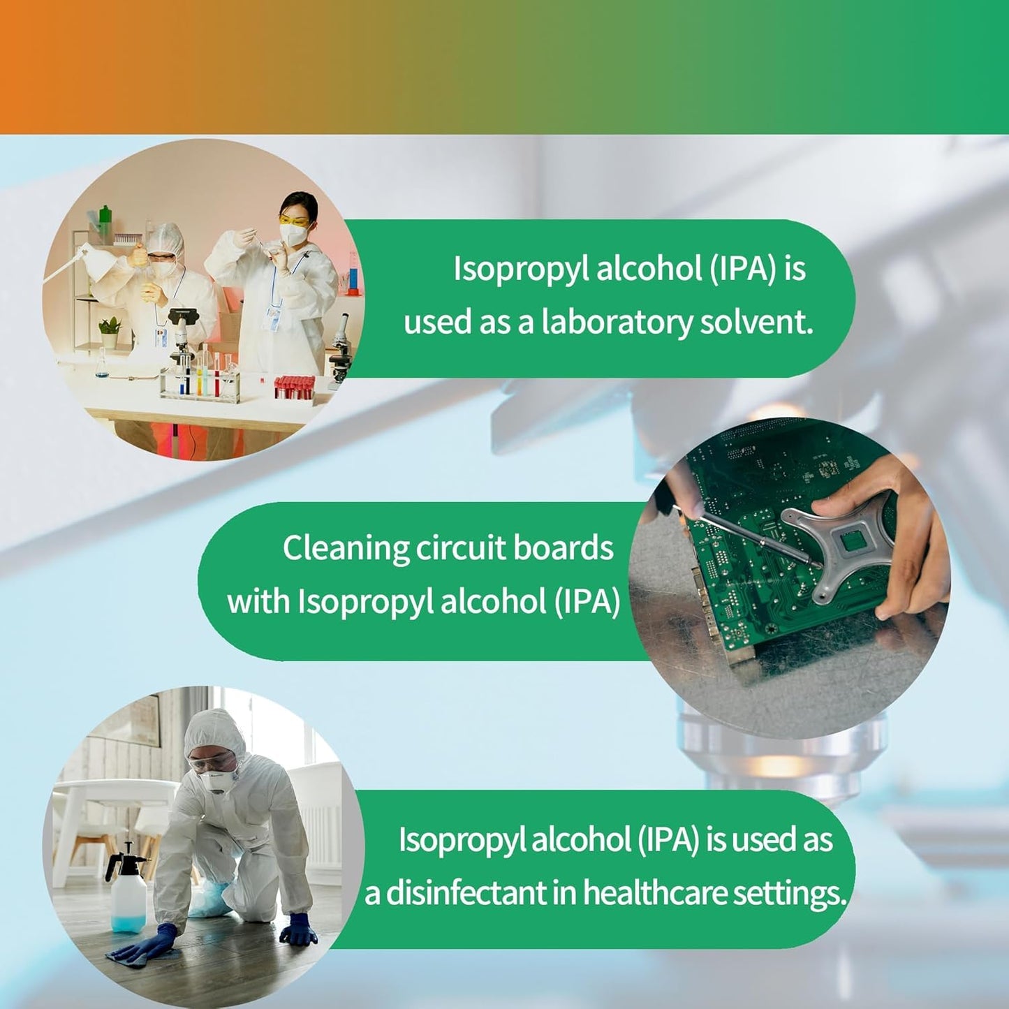 99% Pure Isopropyl Alcohol, 99 Percent IPA 1 Gallon, USP Grade, Made in The USA (2 Gallons / 256 oz)