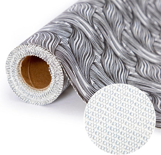 2 Rolls 12 x 120 Inch Shelf Liner for Kitchen Cabinets Non Adhesive Kitchen Drawer Liner, Waterproof Shelf Liner Durable Anti-Slip for Kitchen Cabinets Shelf Liner