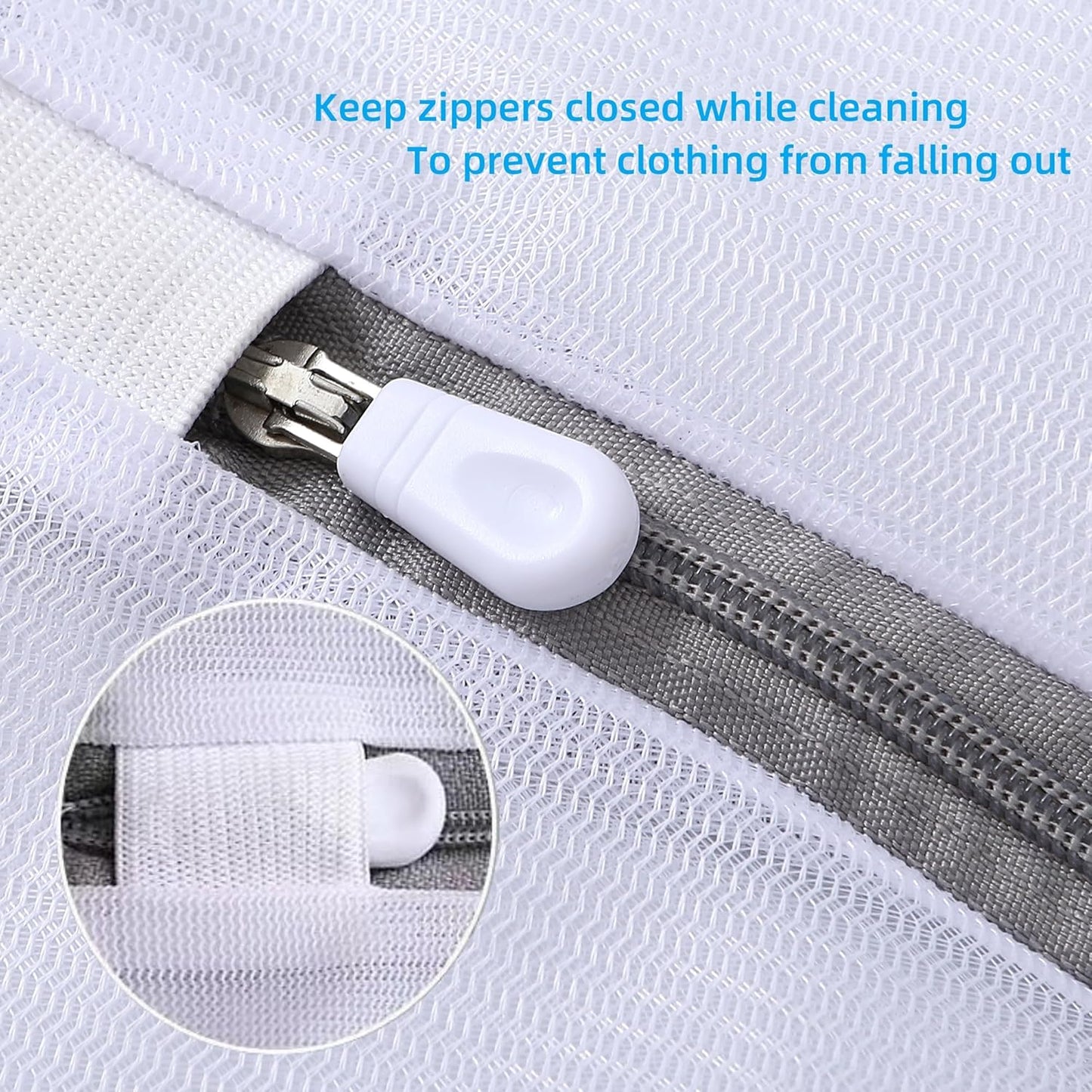 8 Pcs Lingerie Bags for Washing Delicates(2XXL 2XL 4L) Mesh Laundry Bags for Washing Machine Protector Net Wash Bag for Socks Underwear Baby Clothes Laundry Garment Bag Mesh Washable