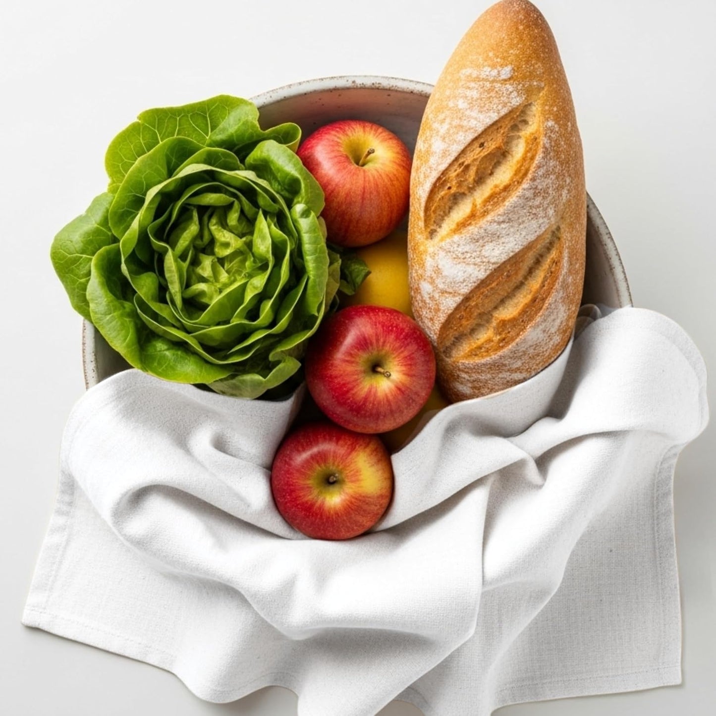 Flour Sack Towels| Tea Towel for Crafts| Kitchen Dish Cotton Blank Towel for Embroidery |Baking Bread Proofing Linen Cover| Thick Absorbent Quick Dry| 6 Pack 18"x28" White