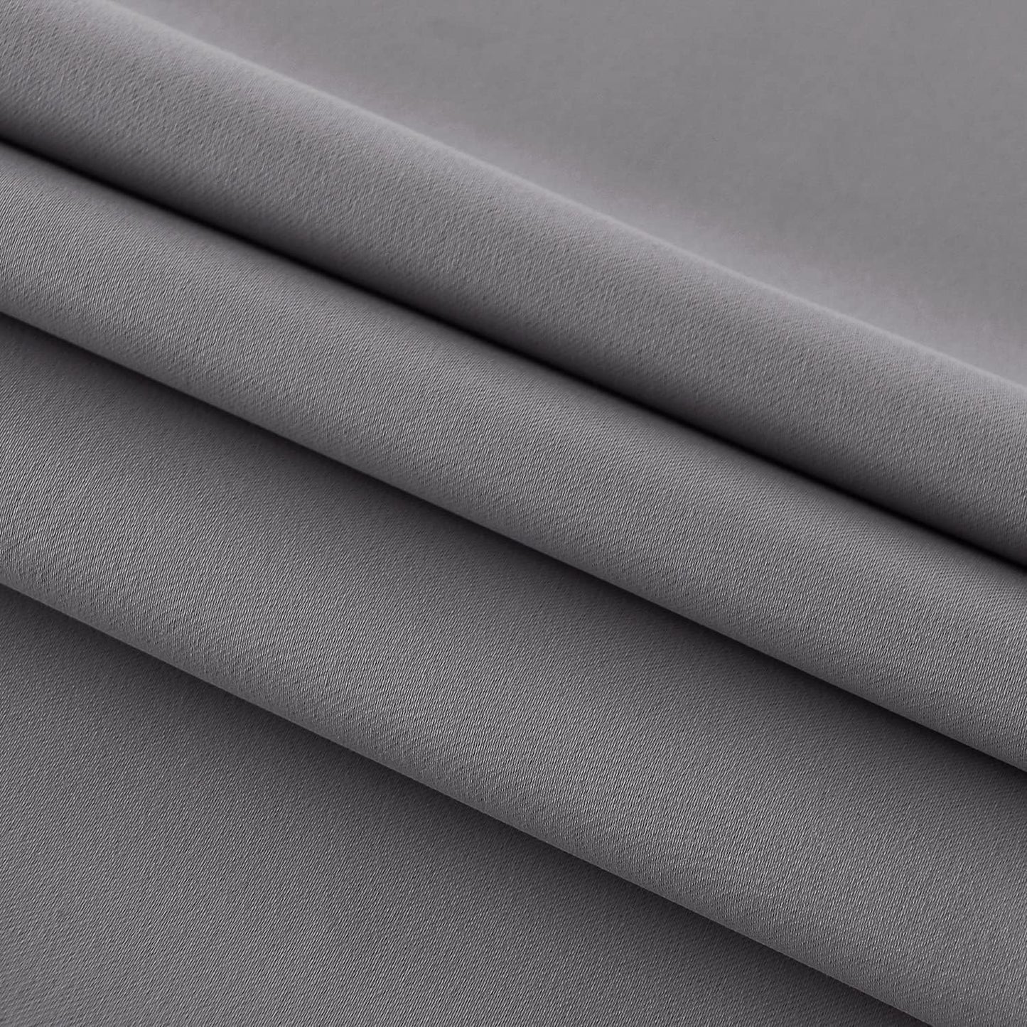 DWCN French Door Curtains – Rod Pocket Thermal Blackout Curtain for Doors with Glass Window, Kitchen and Patio Doors for Privacy, 54 X 80 Inches Long, 1 Curtain Panel with Tieback, Grey