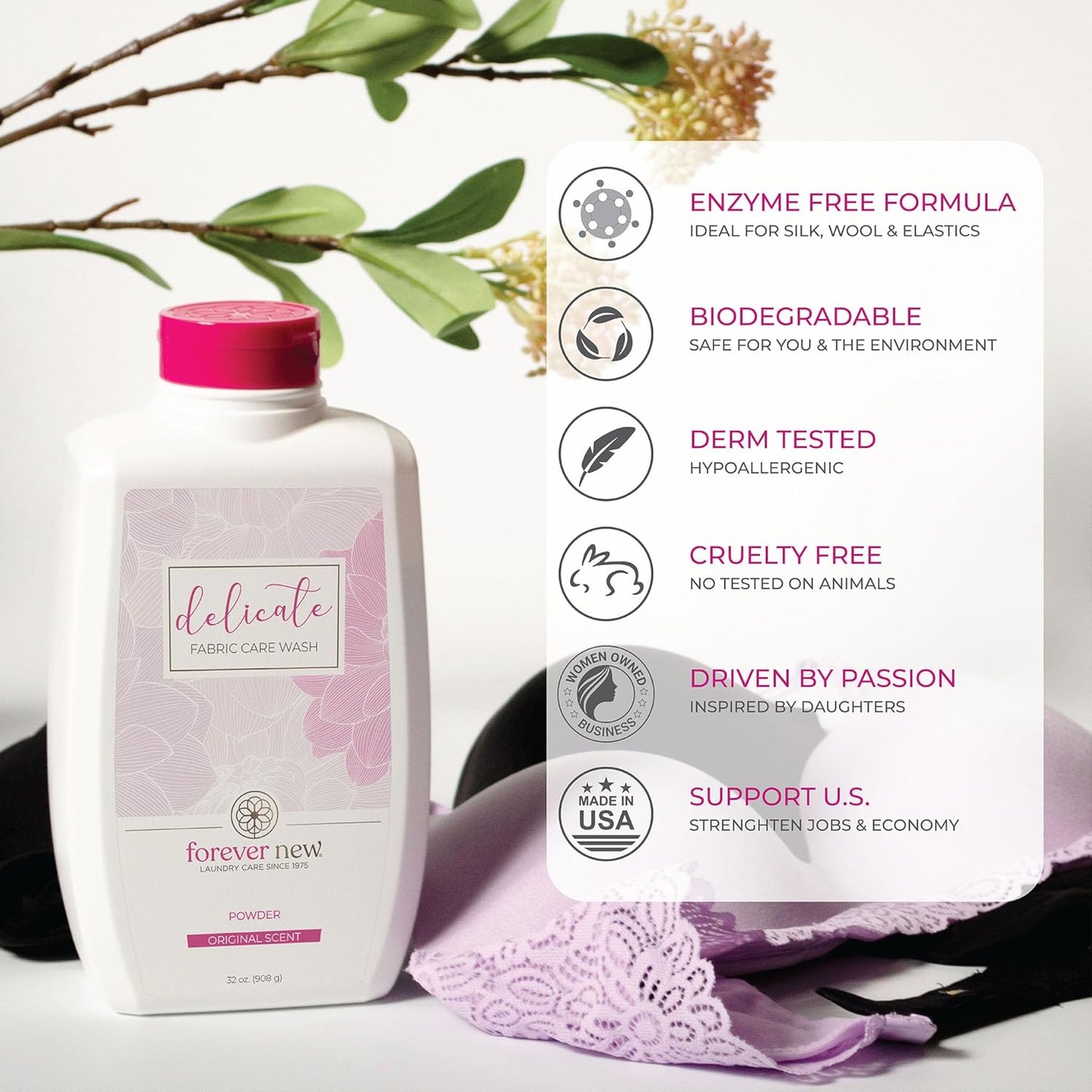 Forever New Granular Laundry Detergent – Unscented, 32 oz.