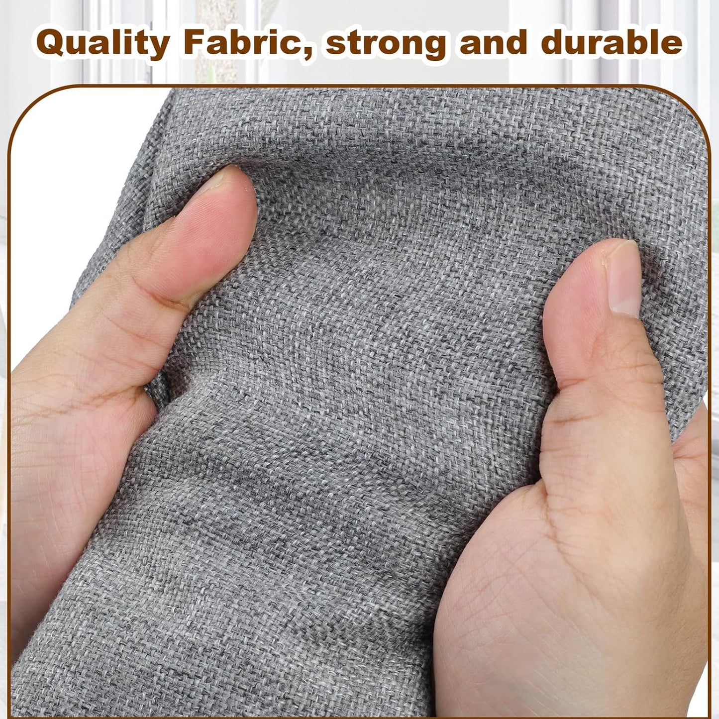 75 Quarts Extra Large Decorative Storage Bins with Lids, 3 Packs Gray Collapsible Storage Bins with Lids, Stackable Storage Bins Decorative Box Storage With Lid Extra Large