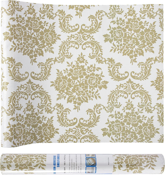 Cabinet Liners 5Rolls 18 x 96 Inch Wide Non Adhesive Kitchen Drawer Liner, Waterproof Shelf Liner Durable Anti-Slip for Kitchen Cabinets Shelf Liner Oil-Proof