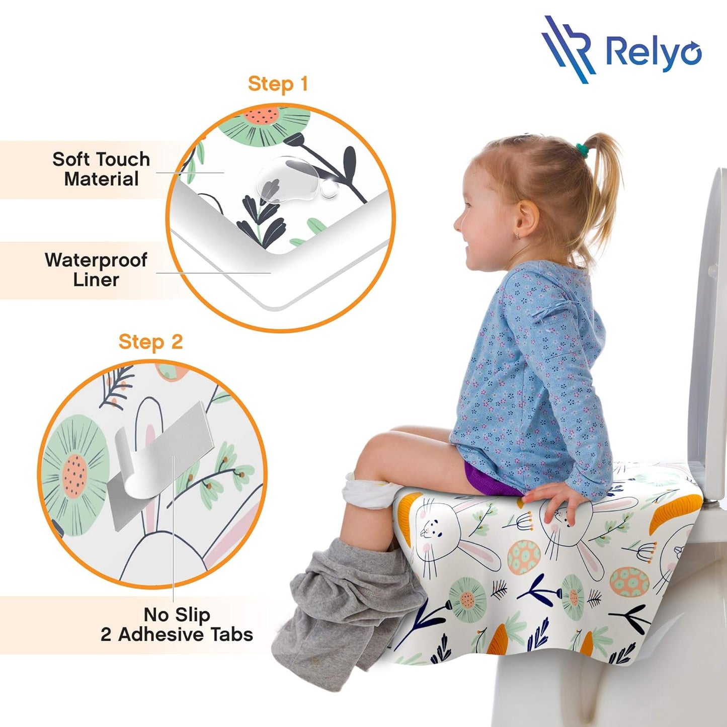 Disposable Toilet Seat Cover for Travel – 20 Pack with Covers Wrapped in Sets of 2, Non-Flushable Liners, Fits Most Seats – Kids, Toddlers, Adults