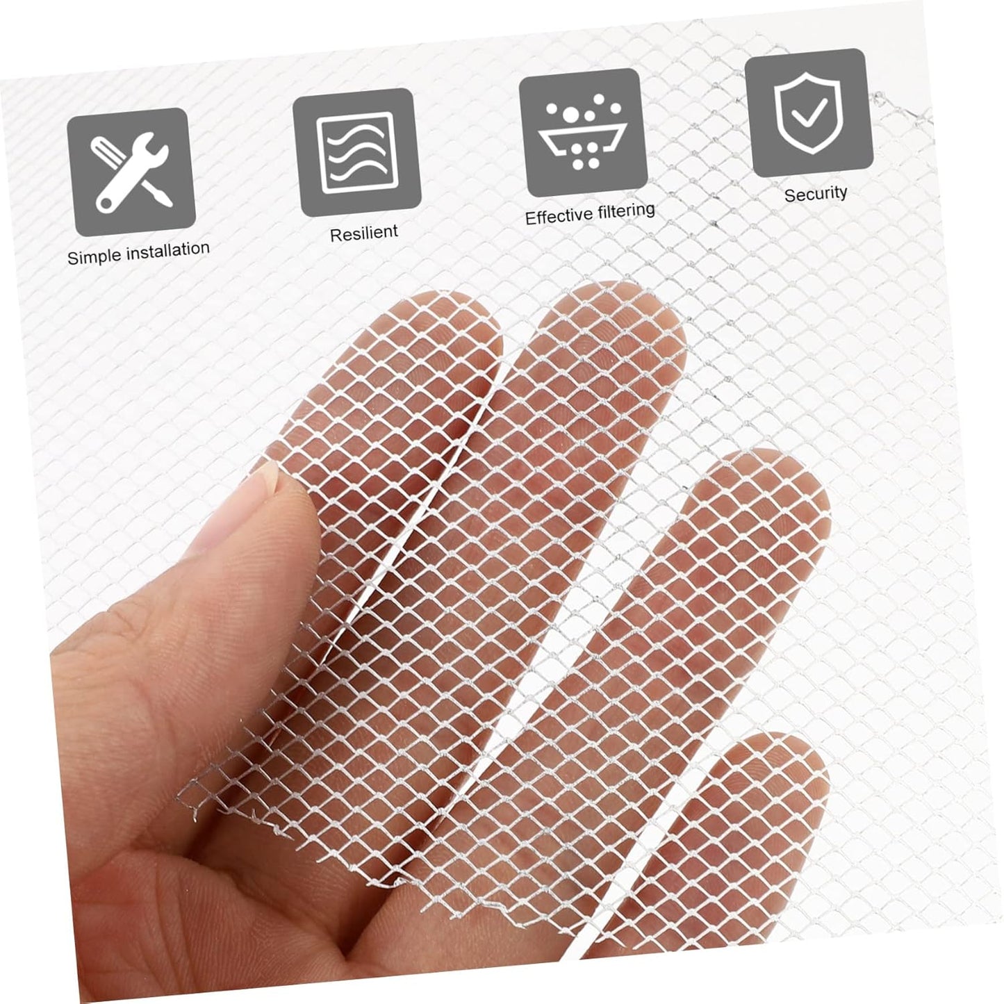 10PCS Durable Range Hood Filter Net Kitchen Replacement Practical Bowl Shaped Oil Filter for Home and Restaurant Exhaust Fans