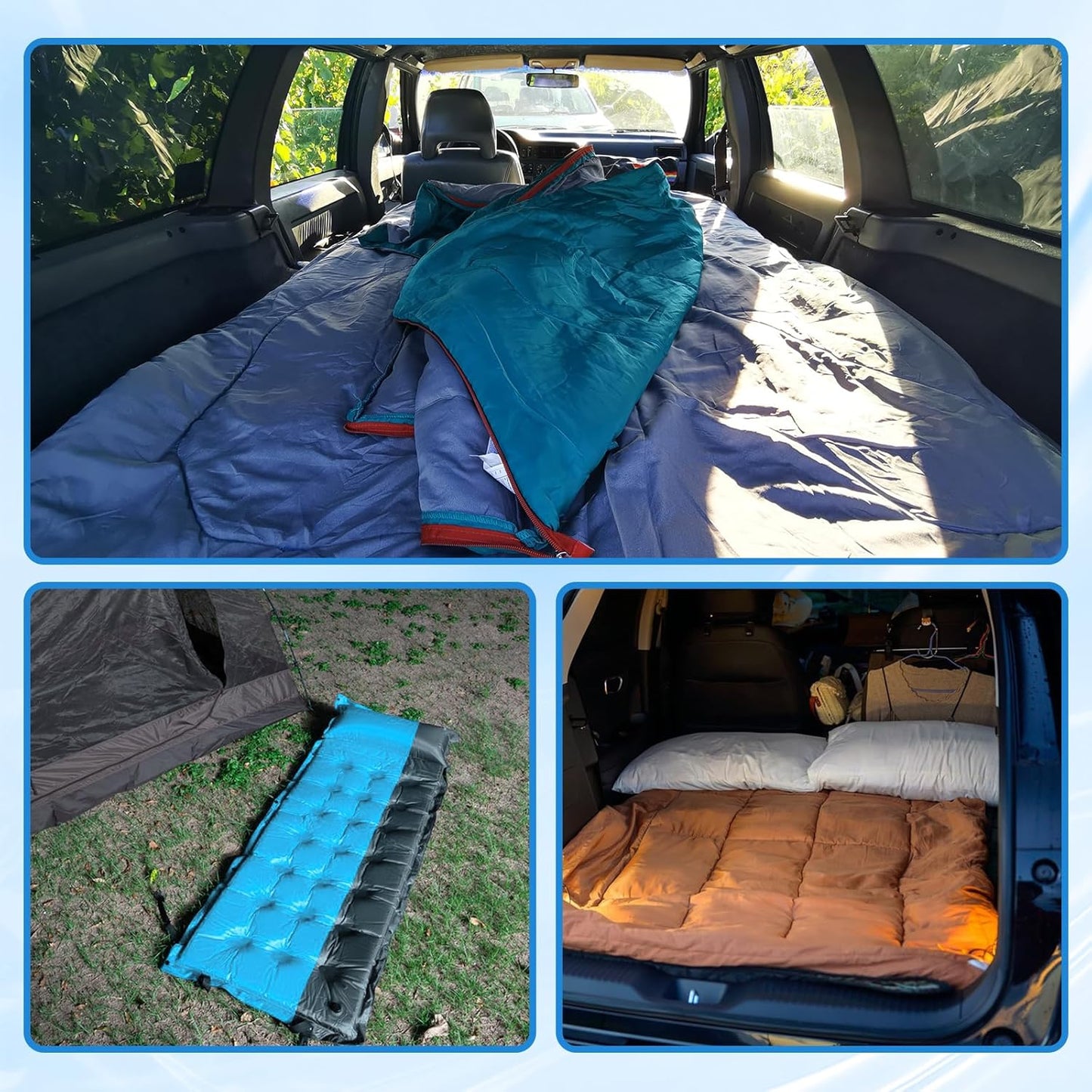 3 Pack Air Pump Nozzles 3 Size Inflatable Pumps Nozzle Head Plastic Pump Nozzles Replacement Nozzle for Partial Air Bed, Mattress Accessories