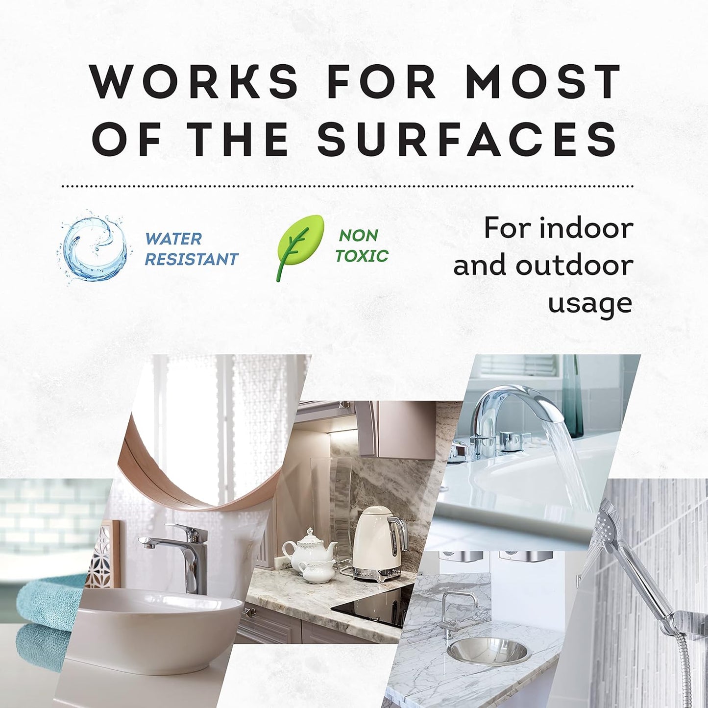 Granite, Marble & Stone Repair Kit - Fix Chips & Defects in Minutes | Restore Tiles & Countertops with Ease | for Quartz Corian Marble or Stone | Flawless Results Every Time | Repair Up to 20 Chips