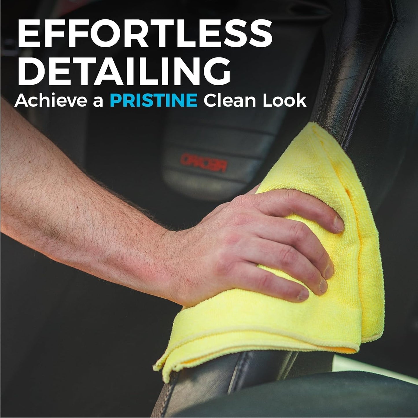 The Rag Company - All-Purpose Microfiber Terry Cleaning Towels - Commercial Grade, Highly Absorbent, Lint-Free, Streak-Free, Kitchens, Bathrooms, Offices, 300gsm, 12in x 12in, Red (12-Pack)