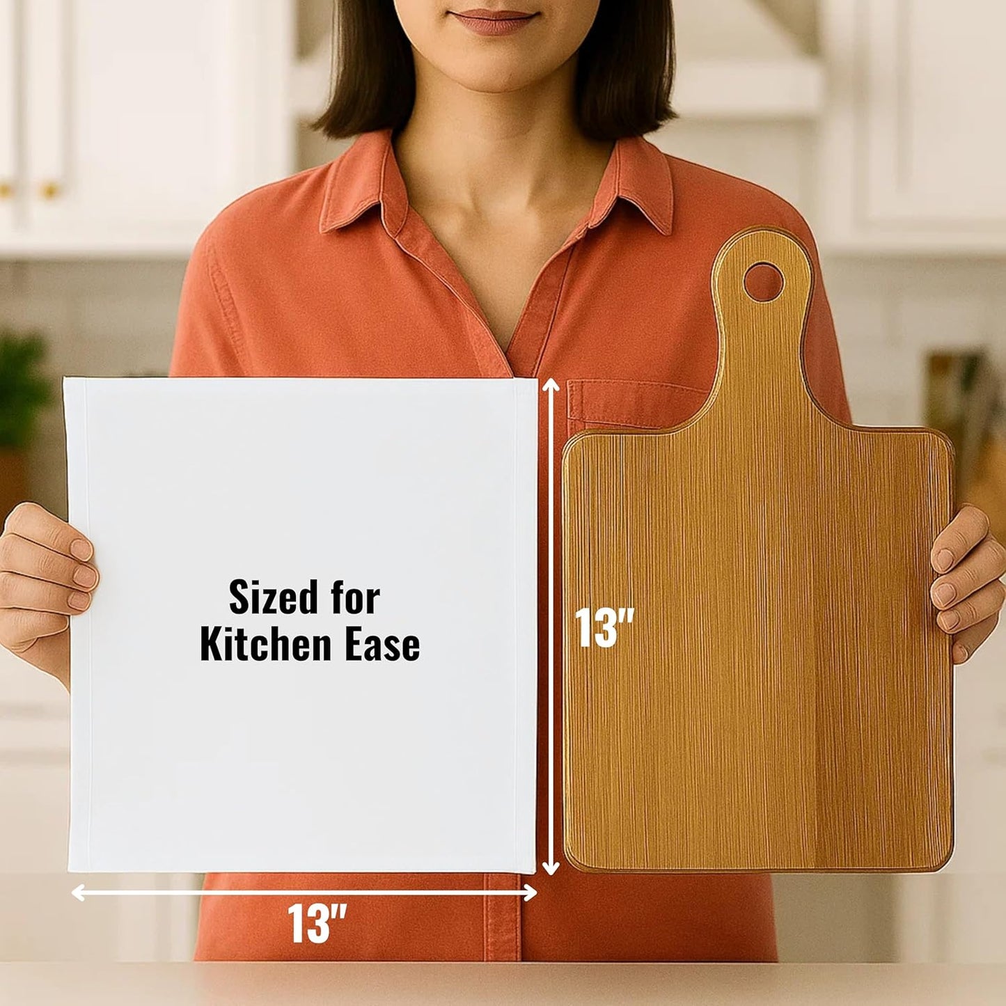 Dish Cloths Cotton| Kitchen Wash Cloth| Shop Towels Absorbent and Lint Free Flour Sack| Dishcloths for Kitchen Washing Dishes|Thick Absorbent Quick Dry Dish Rags | 12 Pack 13"x13" White