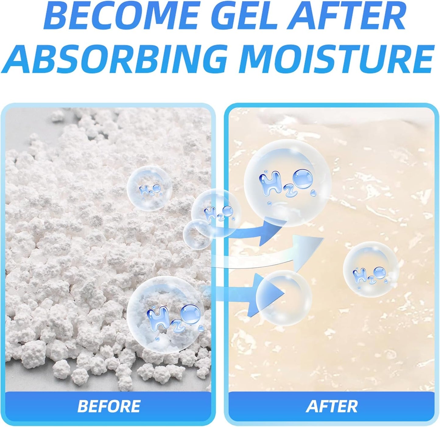 50 Gram 30 Packs Moisture Absorbers for Closet, Dehumidifier for Bedroom Dehumidifier Bags for Bathrooms, Basements, Rvs, Humidity Bags Humidity Packets Moisture Bags for Cars