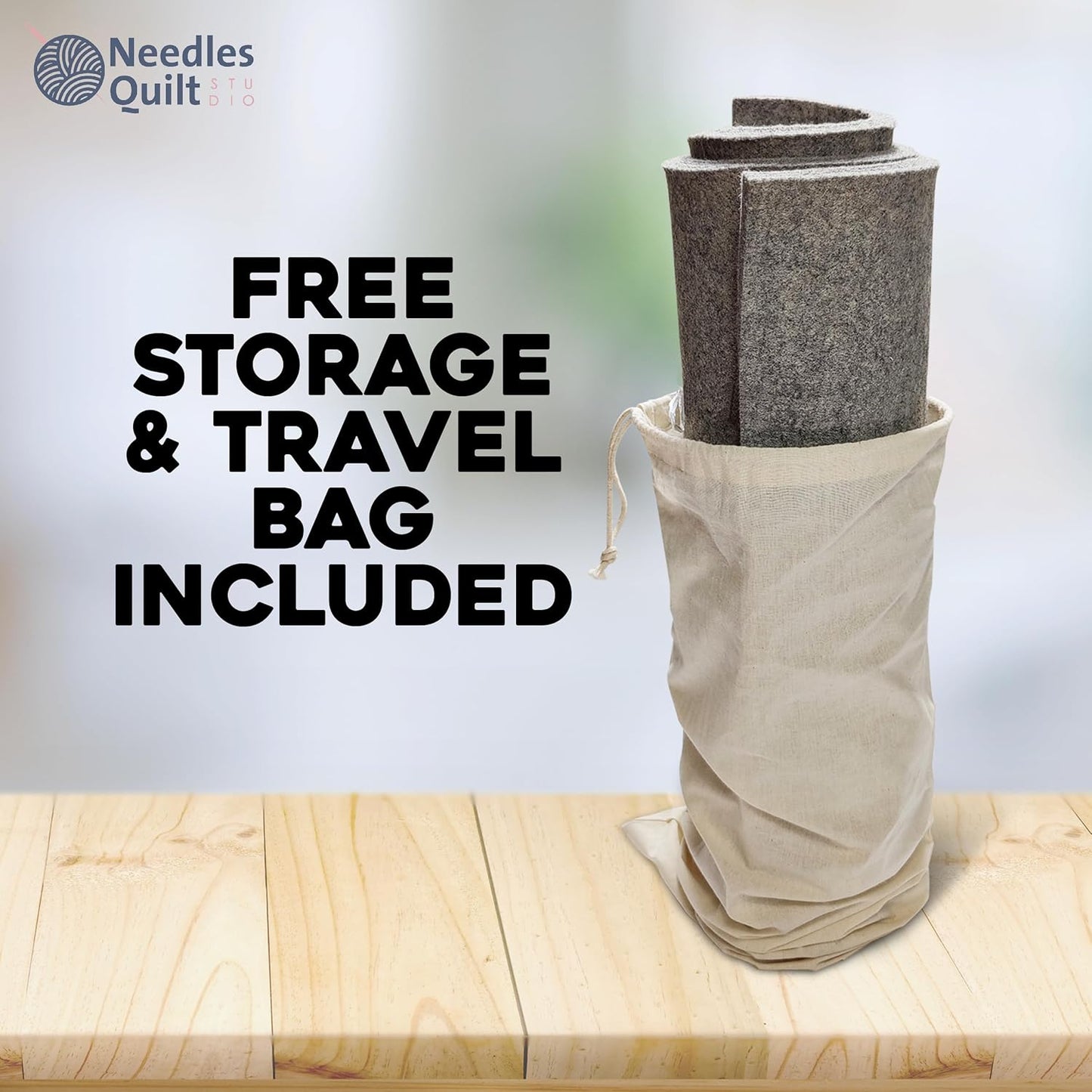 36" x 18" Wool Pressing Mat for Quilting | 100% Natural New Zealand Wool Ironing Mat for Quilters | Quilting Ironing Pad & Wool Pressing Pad for Sewing, Quilters & Craft Projects