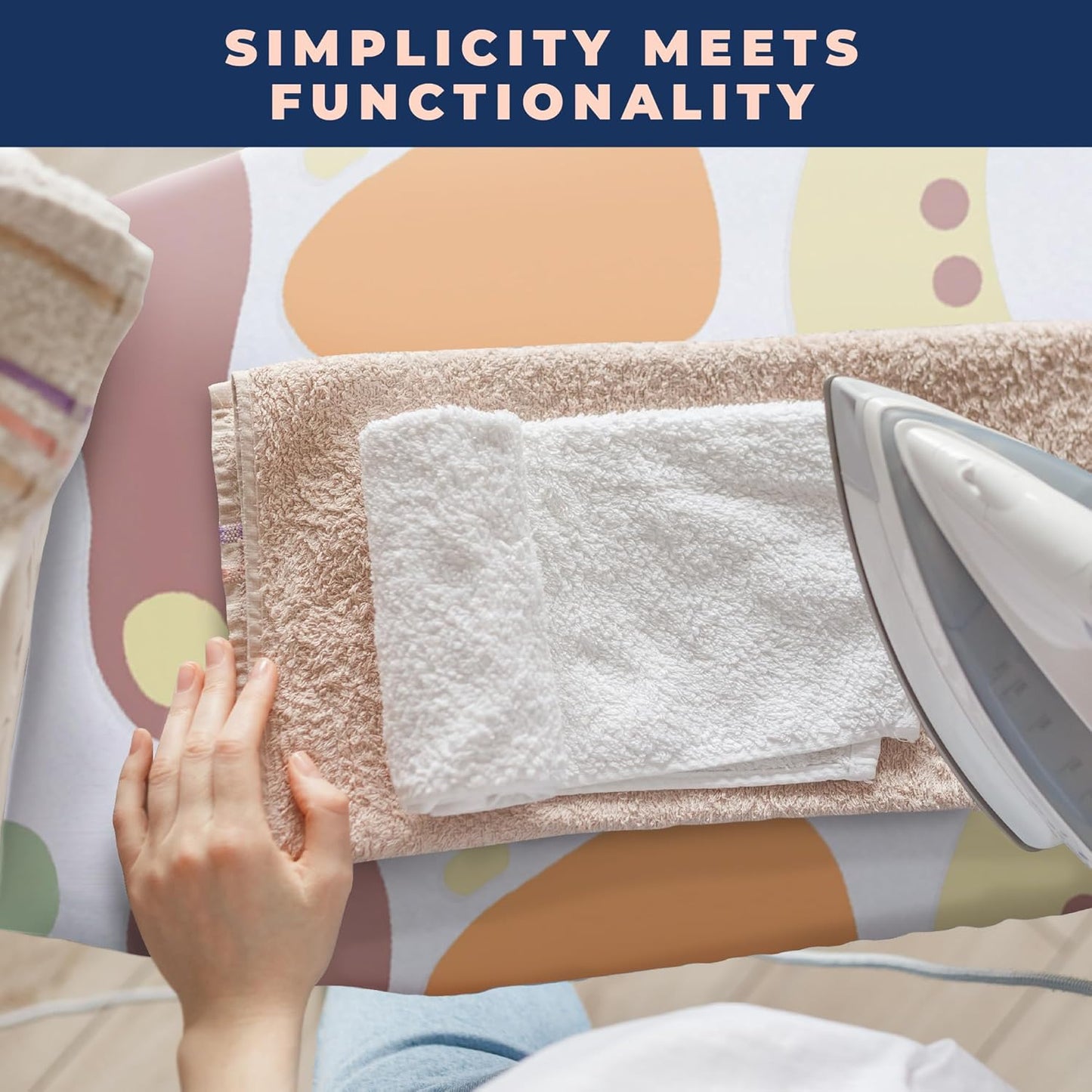 Ironing Board Cover and Pad Extra Thick Heavy Duty Padded 4 Layers Non Stick Scorch and Stain Resistant 15x54 and 3 Fasteners Elastic Edge with Bonus Protective Scorch Mesh Cloth