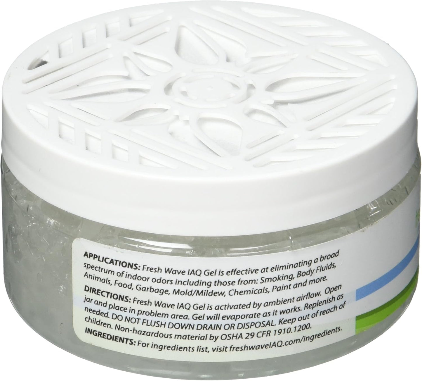 Fresh Wave IAQ Commercial Odor Eliminating Gel, 8 Fl. Oz. | Odor Absorbers for Home | Safer Odor Relief | Natural Plant-Based Odor Eliminator | Replace Every 15-60 Days