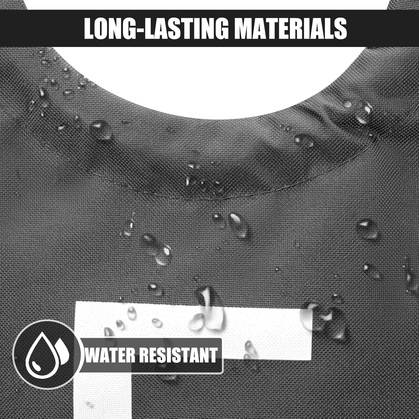 DOKEHOM 125L X-Large Collapsible Washing Laundry Basket Bag (7 Colors) for Bedroom, Fabric (Dark Grey, XL)