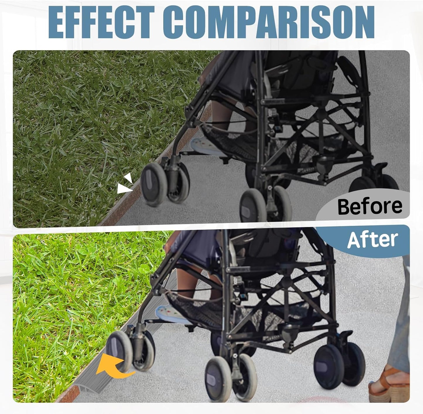 Floor Transition Strip Door Threshold 79" Floor Transition Reducer Trim on The Edges Threshold Strip Self Adhesive Suitable for Doorways, Tiles, Carpet