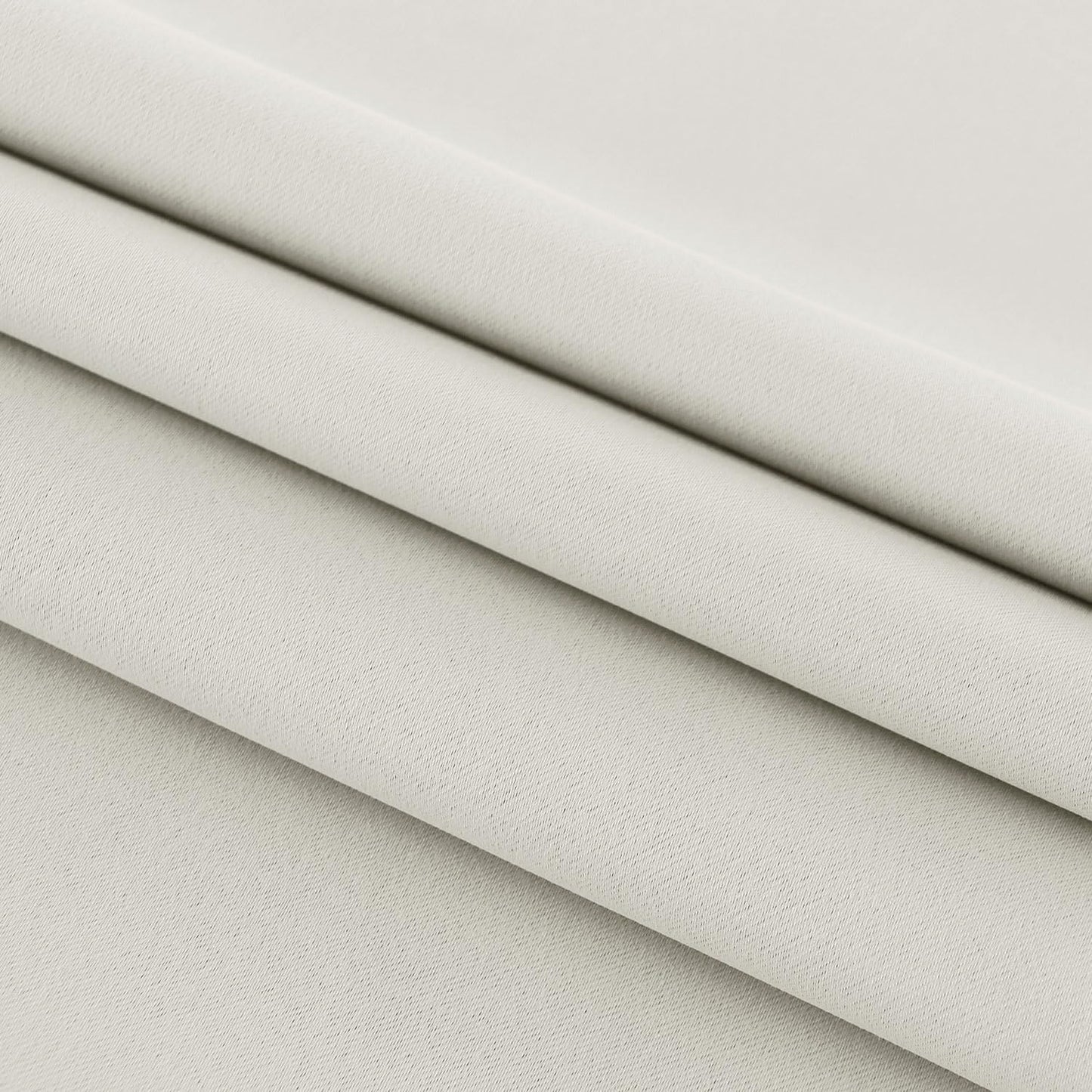 DWCN French Door Curtains – Rod Pocket Thermal Curtain for Doors with Glass Window, Kitchen and Patio Doors for Privacy, 36 X 72 Inches Long, 1 Curtain Panel with Tieback,Ivory