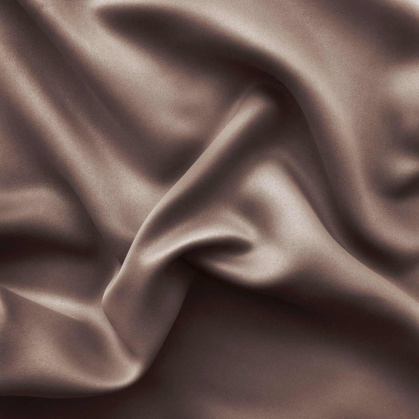 DWCN French Door Curtains – Rod Pocket Thermal Blackout Curtain for Doors with Glass Window, Kitchen and Patio Doors for Privacy, 54 X 72 Inches Long, 1 Curtain Panel with Tieback，Khaki